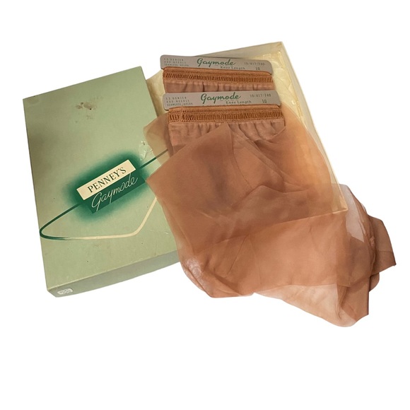 Gaymode Pantyhose Stockings Knee High Nylons JCPenney Vintage Penney's NOS NEW - Picture 1 of 6